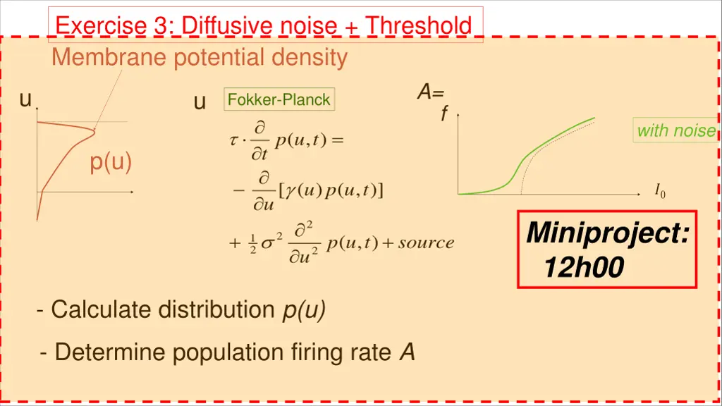 exercise 3 diffusive noise threshold membrane