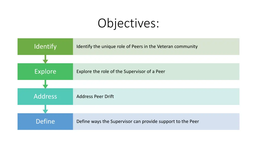 objectives