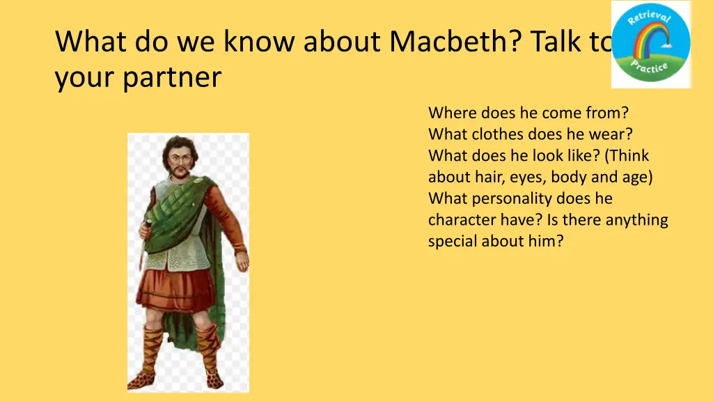 what do we know about macbeth talk to your partner