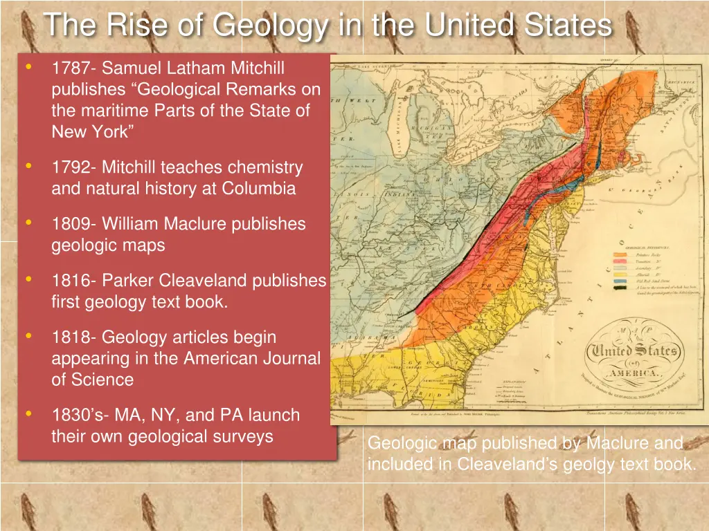 the rise of geology in the united states