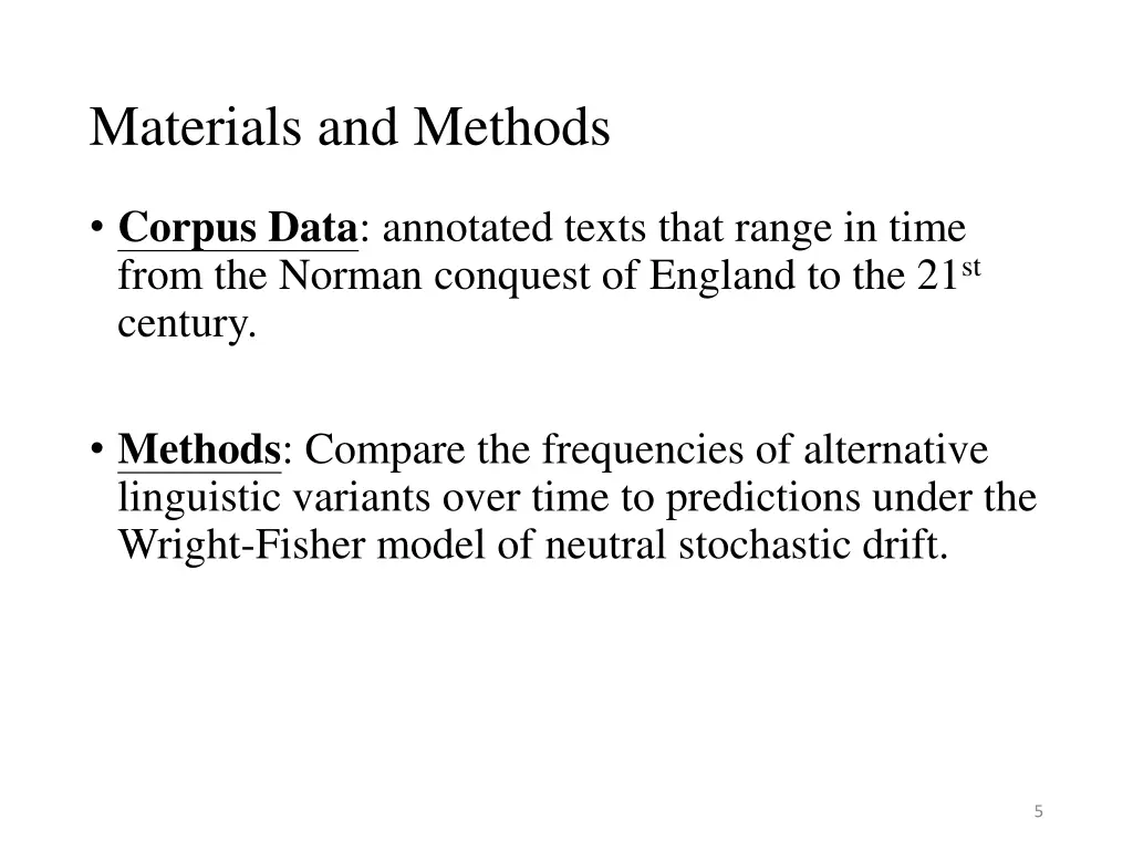 materials and methods