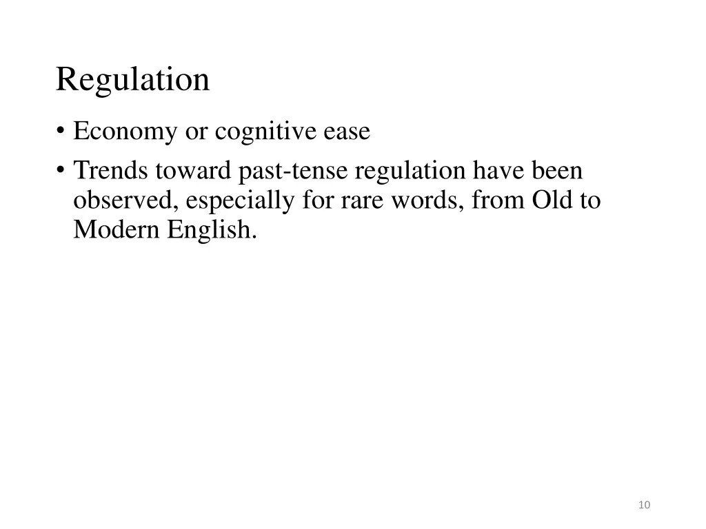 regulation