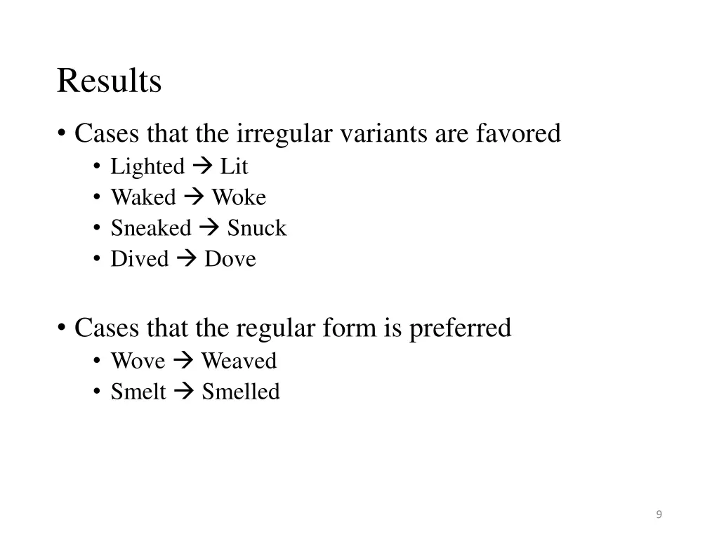 results 1