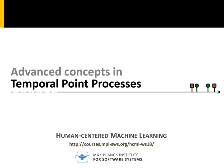 advanced concepts in temporal point processes