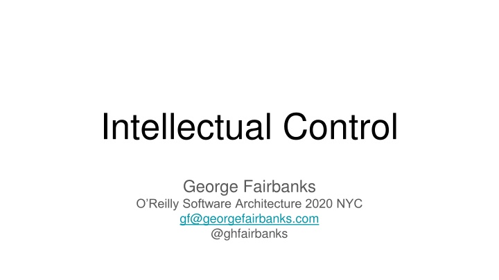 intellectual control