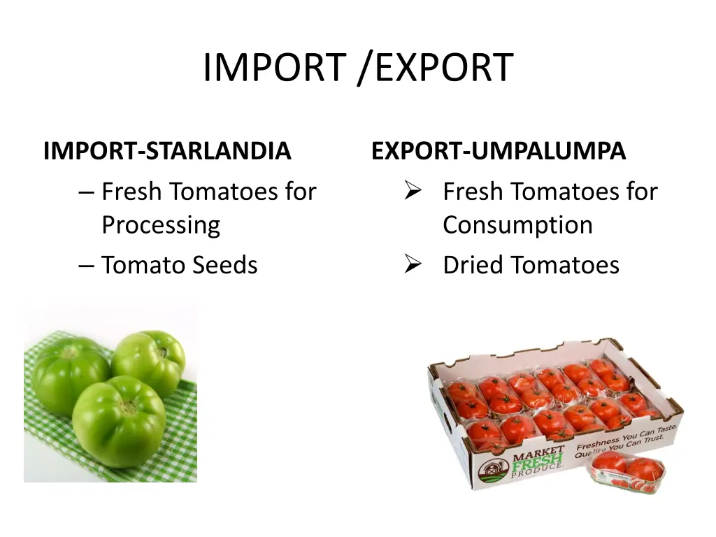 import export