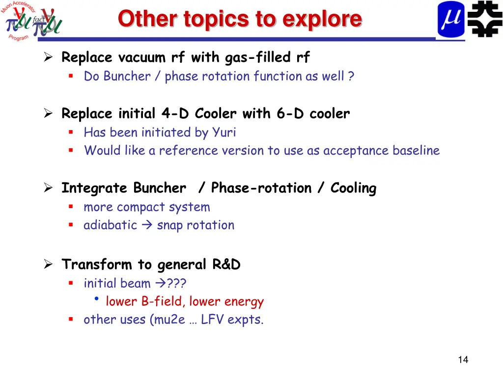 other topics to explore