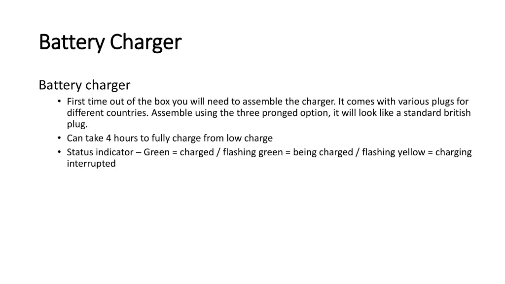 battery charger battery charger