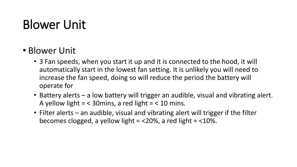 blower unit blower unit