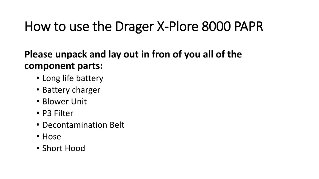 how to use the how to use the drager