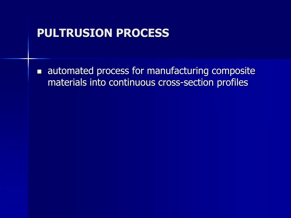 pultrusion process