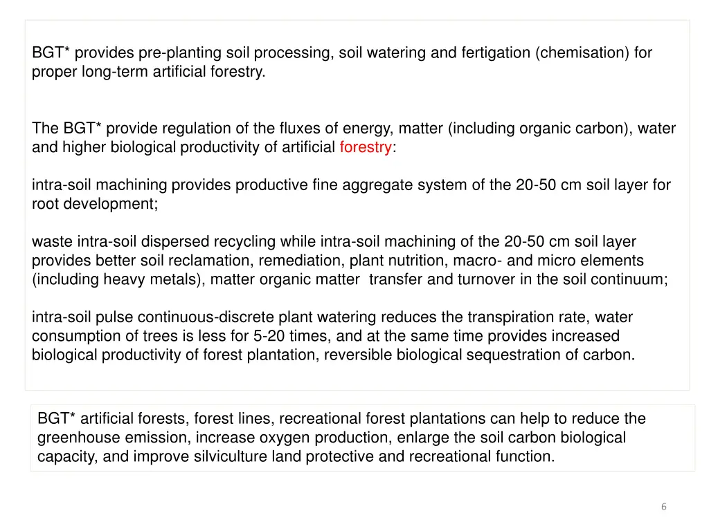 bgt provides pre planting soil processing soil