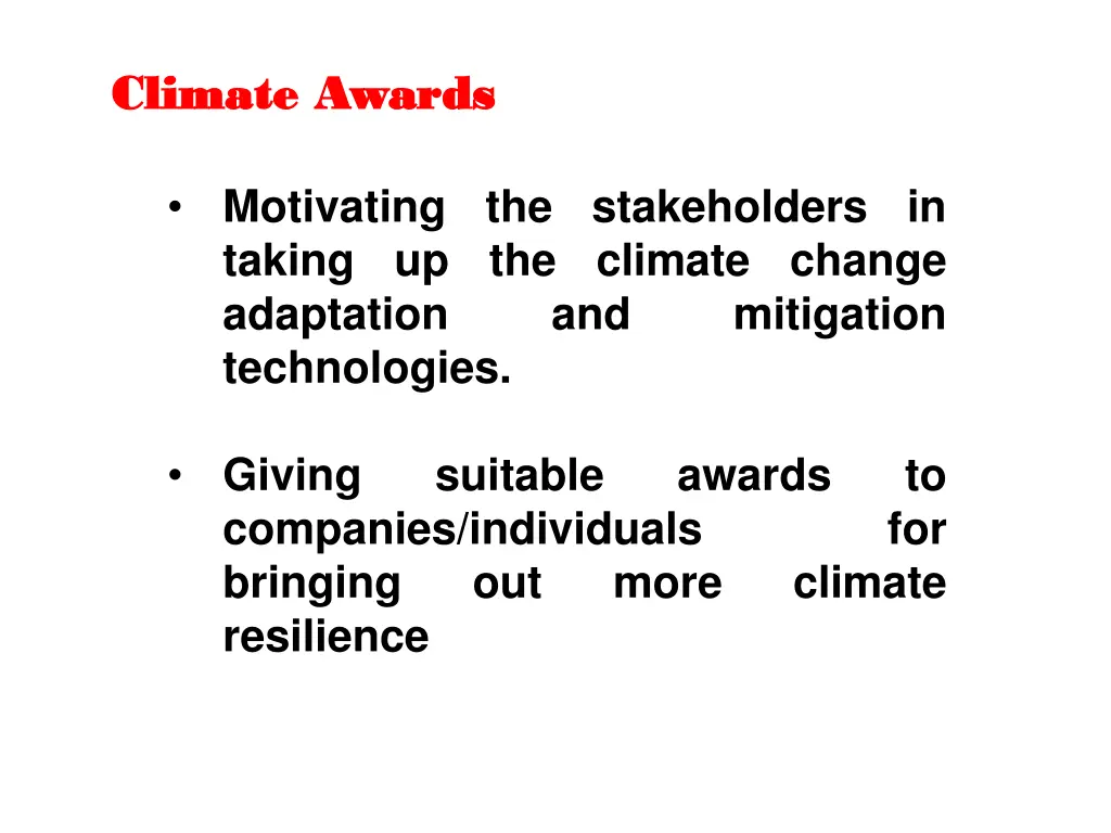 climate climate awards