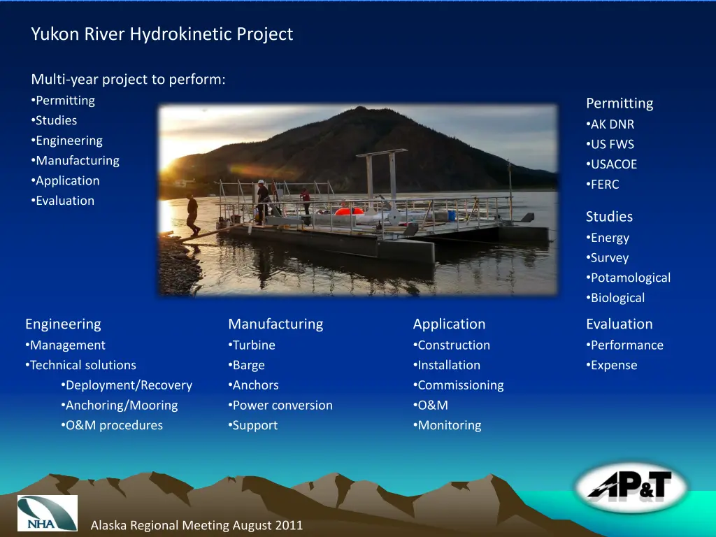 yukon river hydrokinetic project