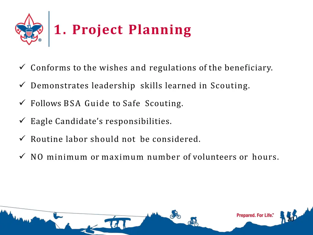 1 project planning