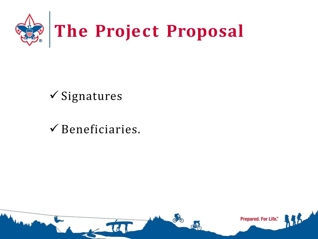 the project proposal