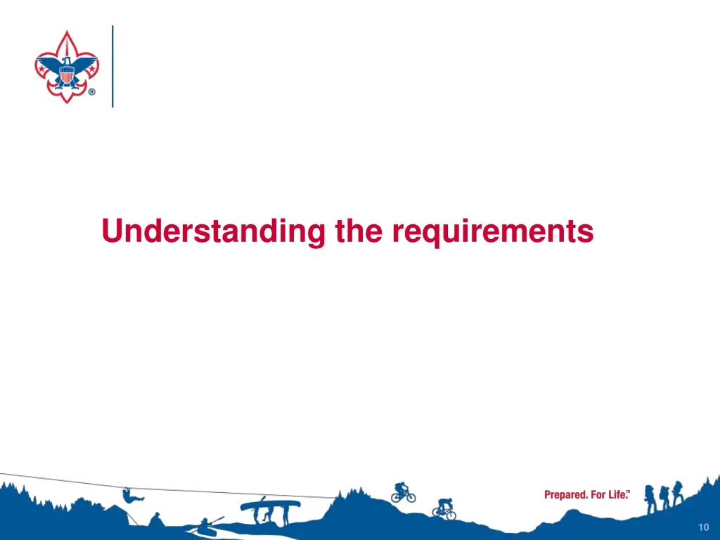 understanding the requirements