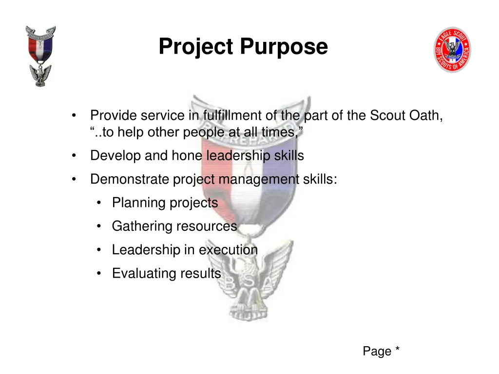 project purpose