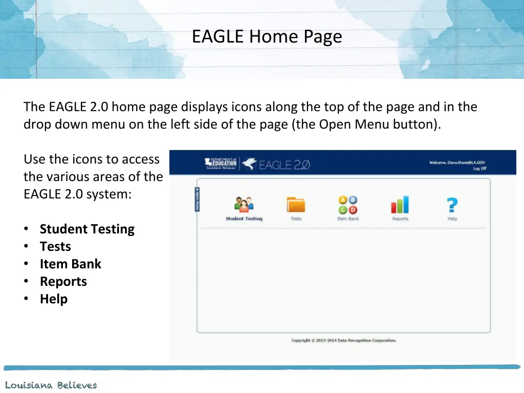 eagle home page