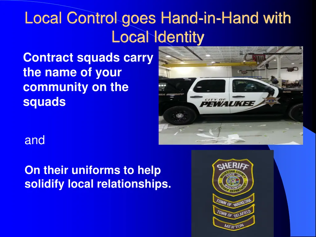 local control goes hand in hand with local