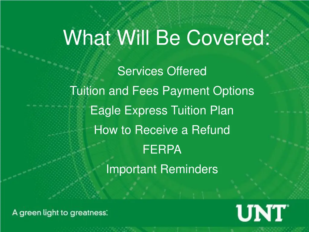 what will be covered