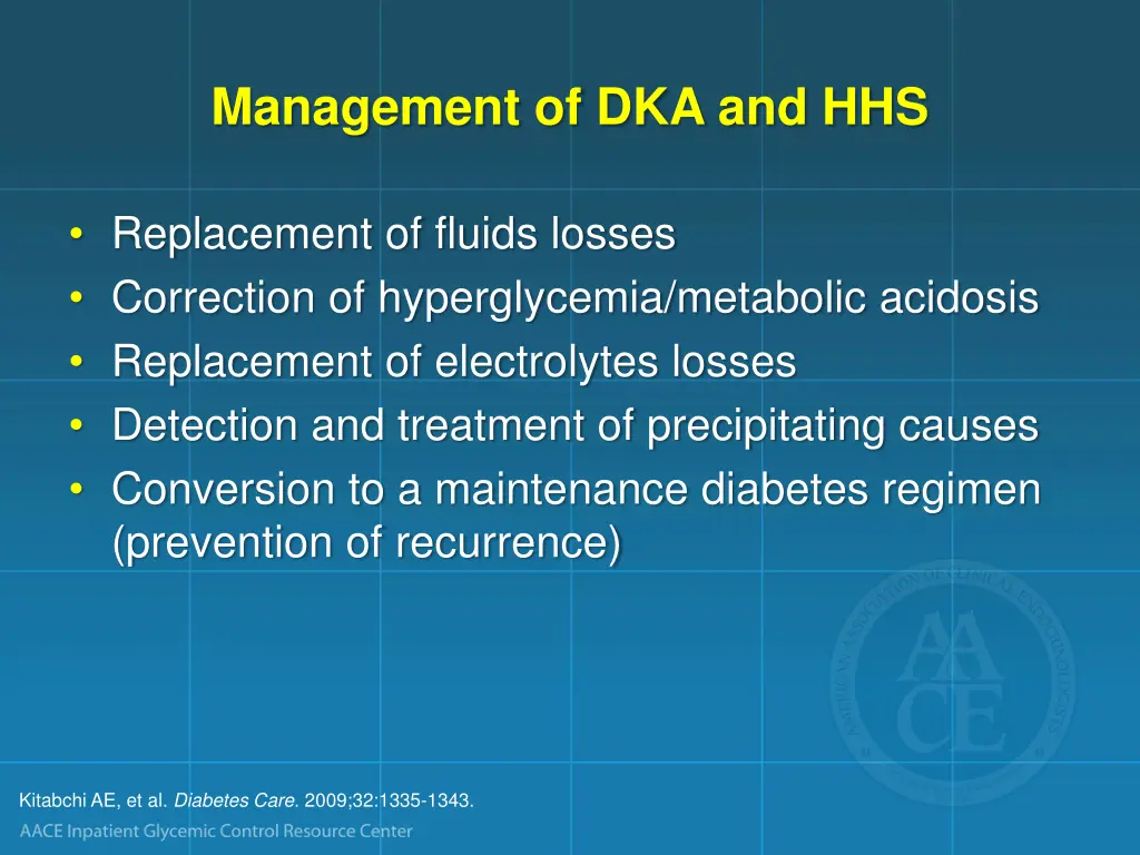 management of dka and hhs