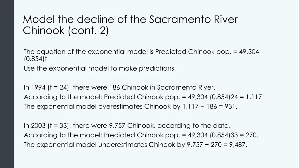 model the decline of the sacramento river chinook 2