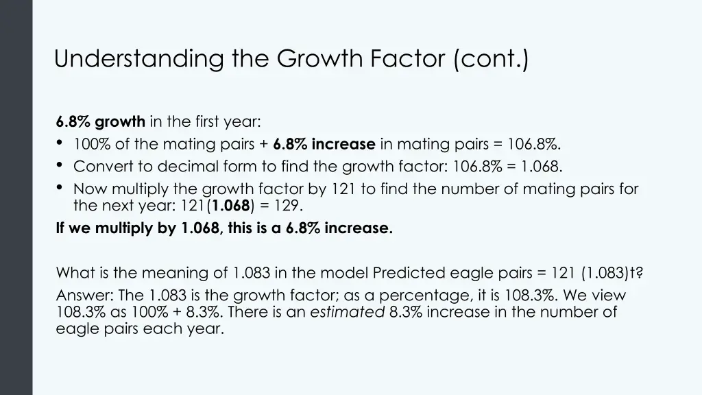 understanding the growth factor cont