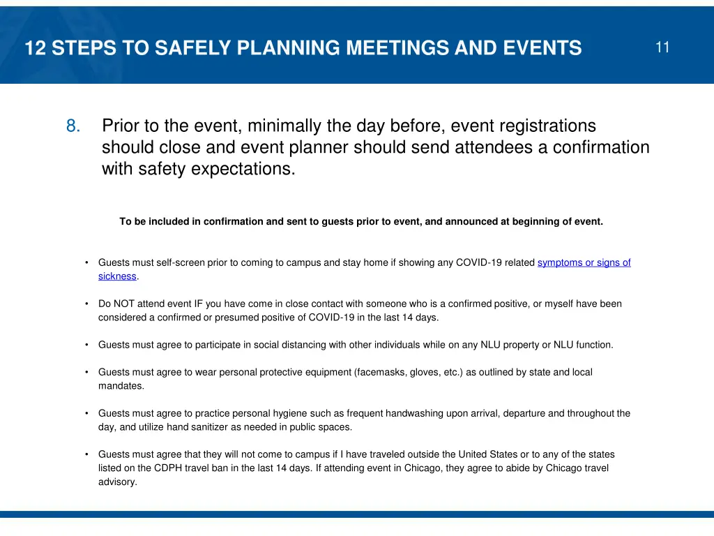 12 steps to safely planning meetings and events 2