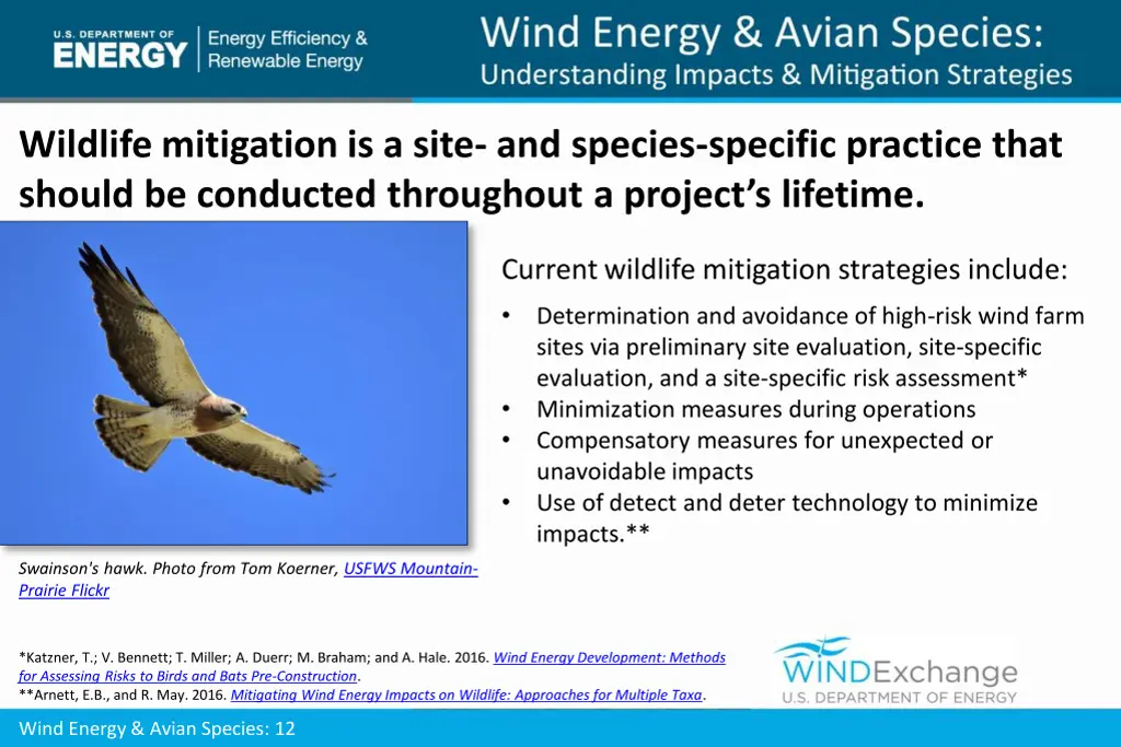 wildlife mitigation is a site and species