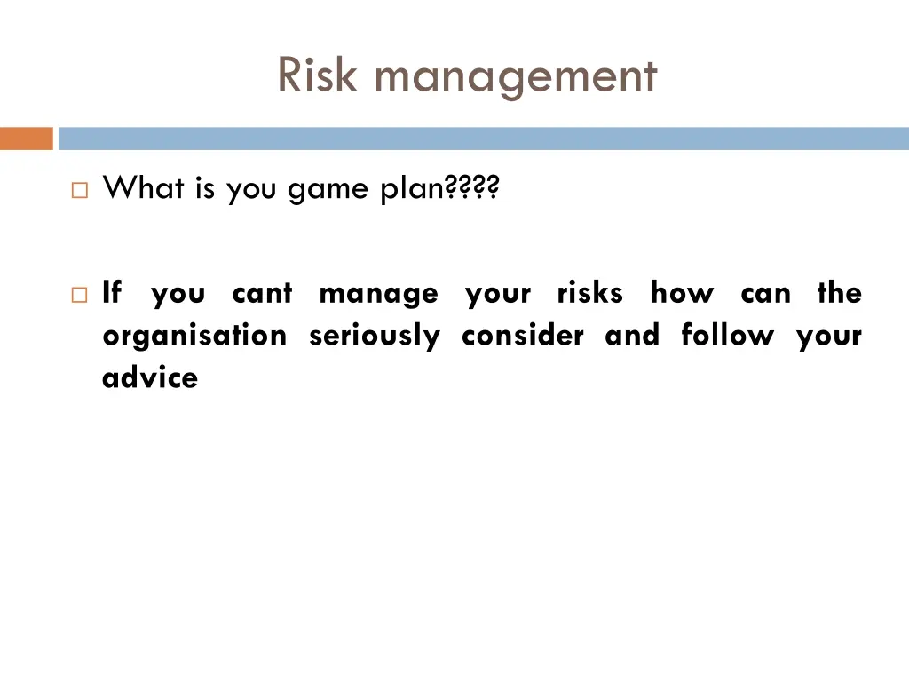 risk management 1