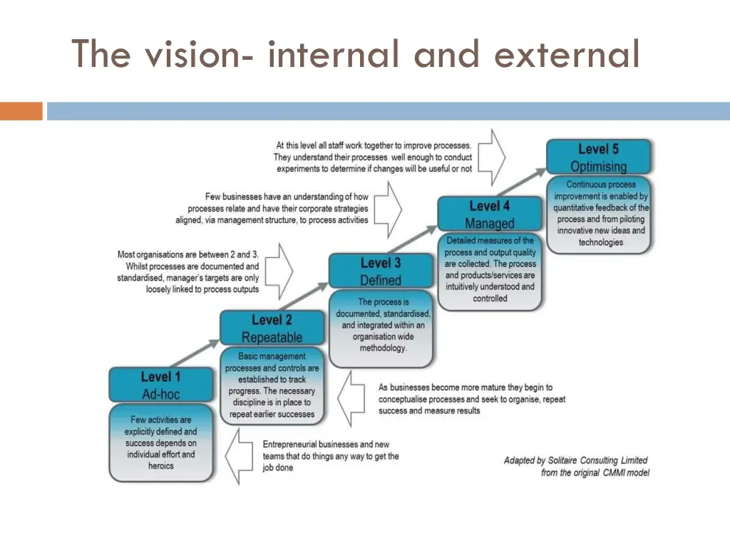 the vision internal and external