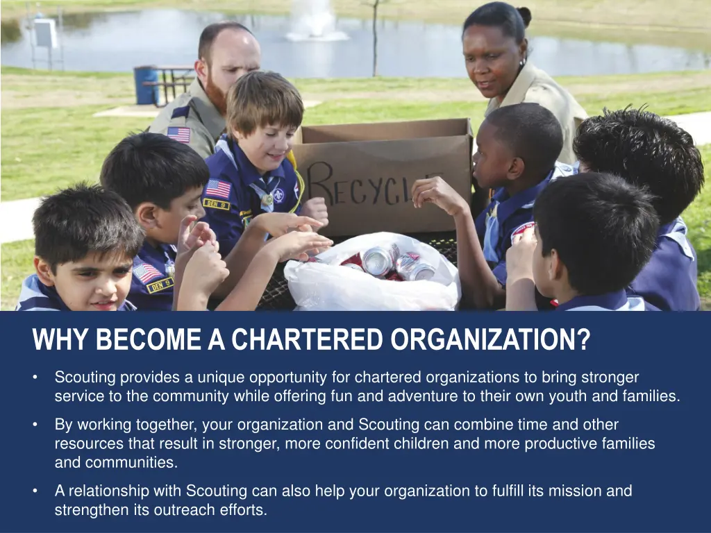 why become a chartered organization