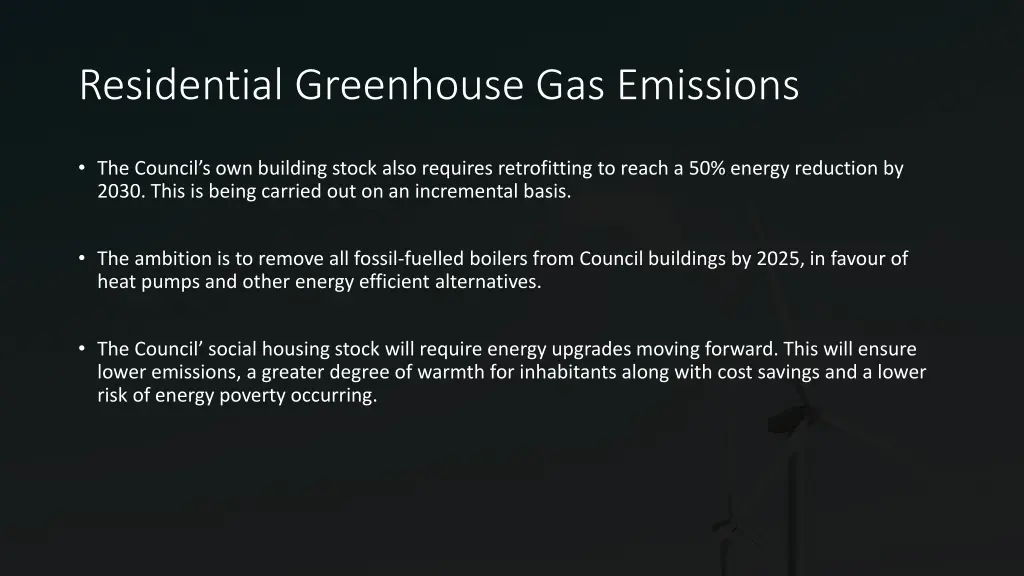 residential greenhouse gas emissions