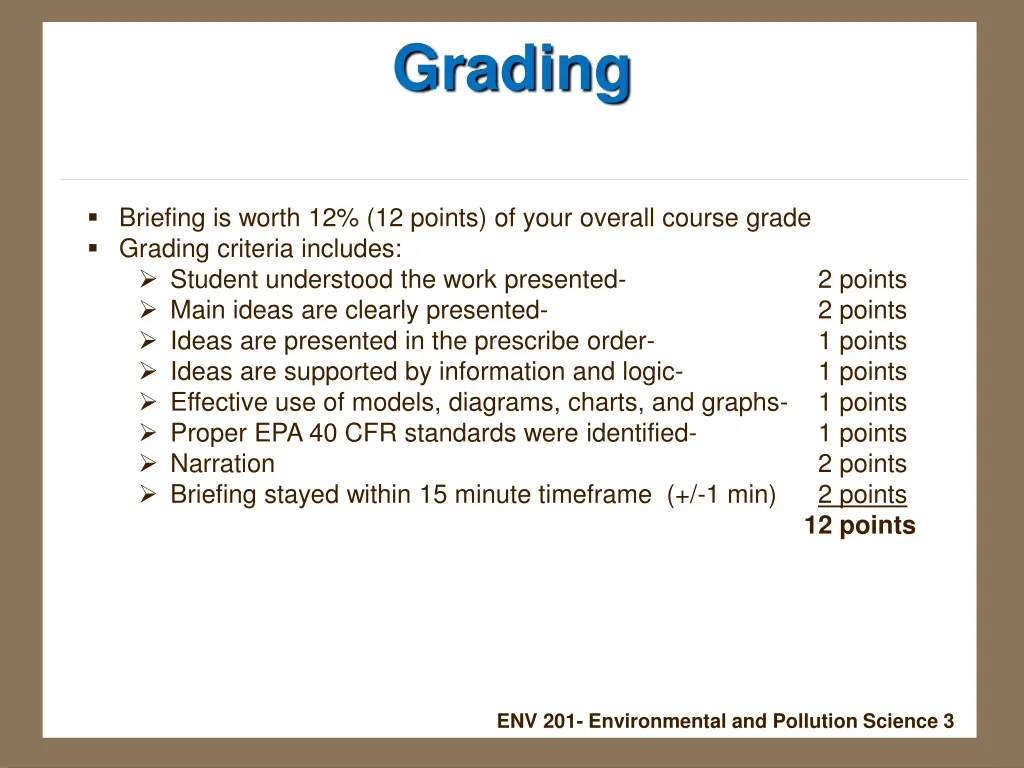 grading