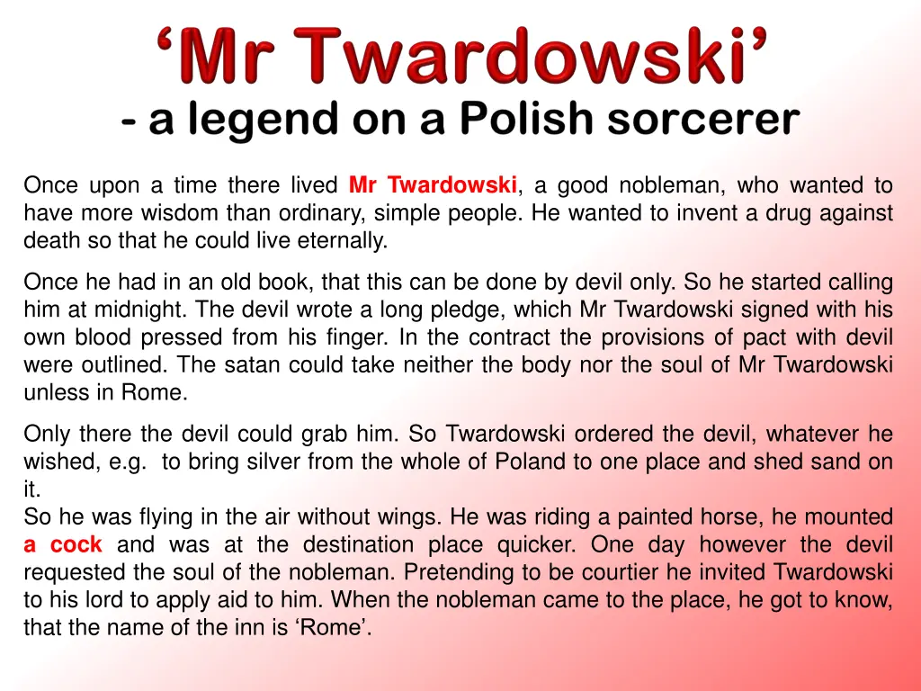 once upon a time there lived mr twardowski a good