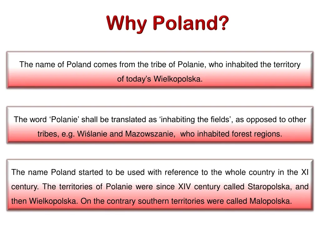 the name of poland comes from the tribe