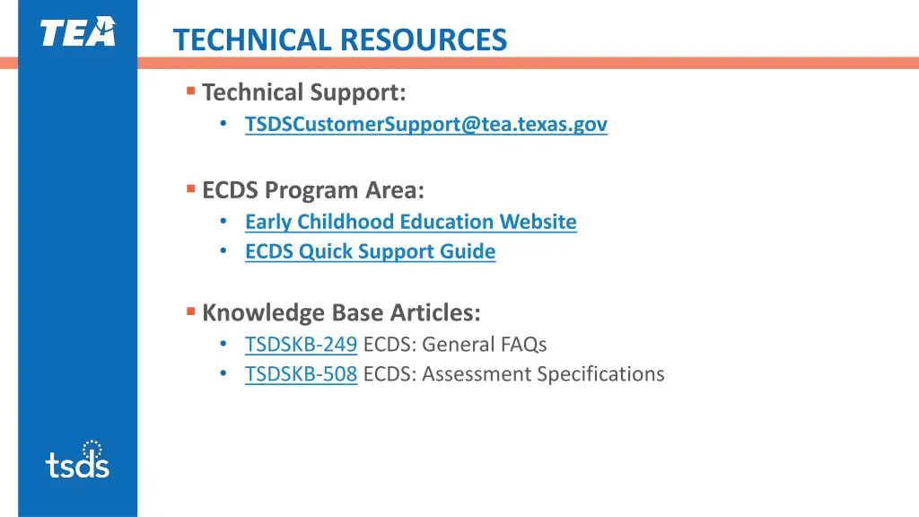 technical resources