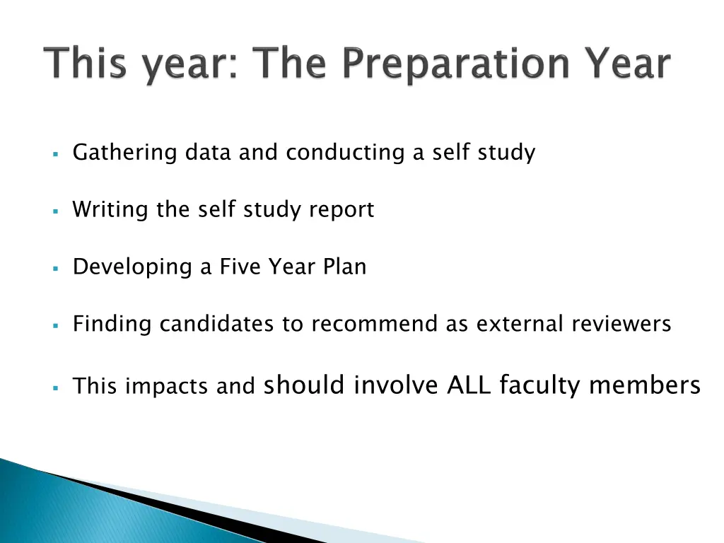 gathering data and conducting a self study