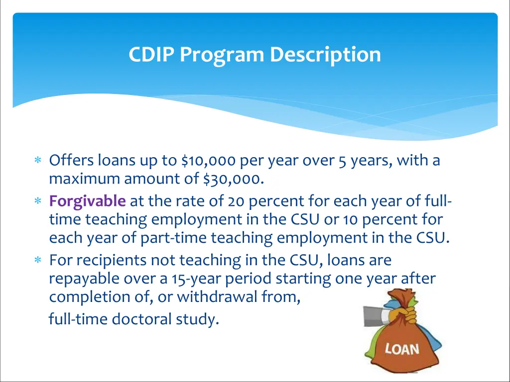 cdip program description