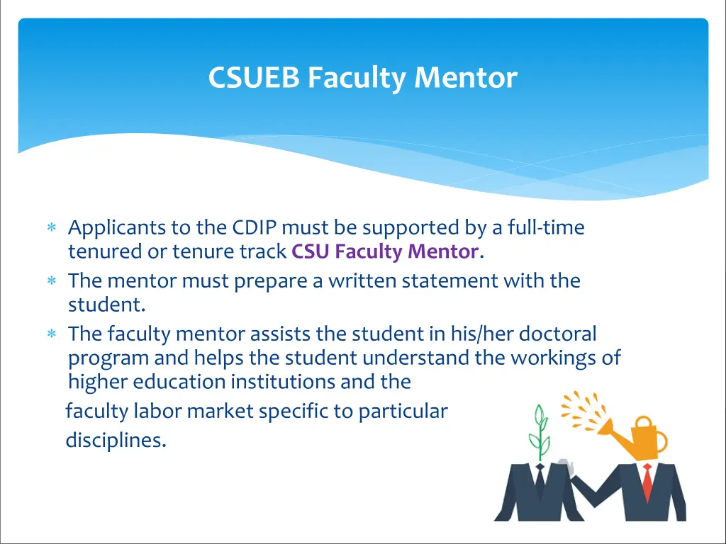 csueb faculty mentor