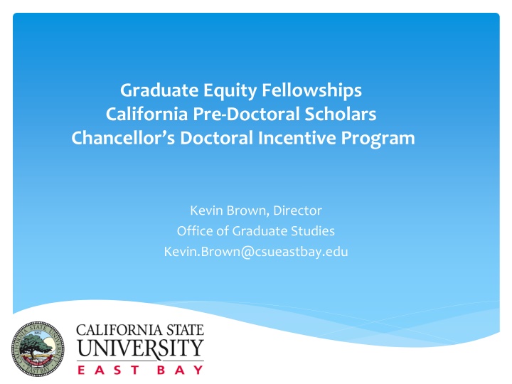 graduate equity fellowships california