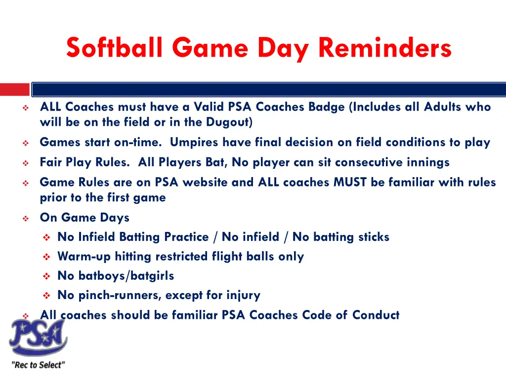 softball game day reminders 1