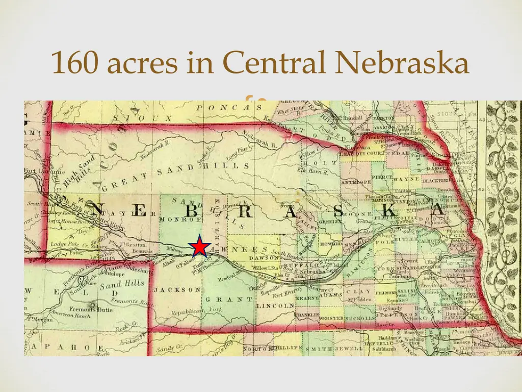 160 acres in central nebraska