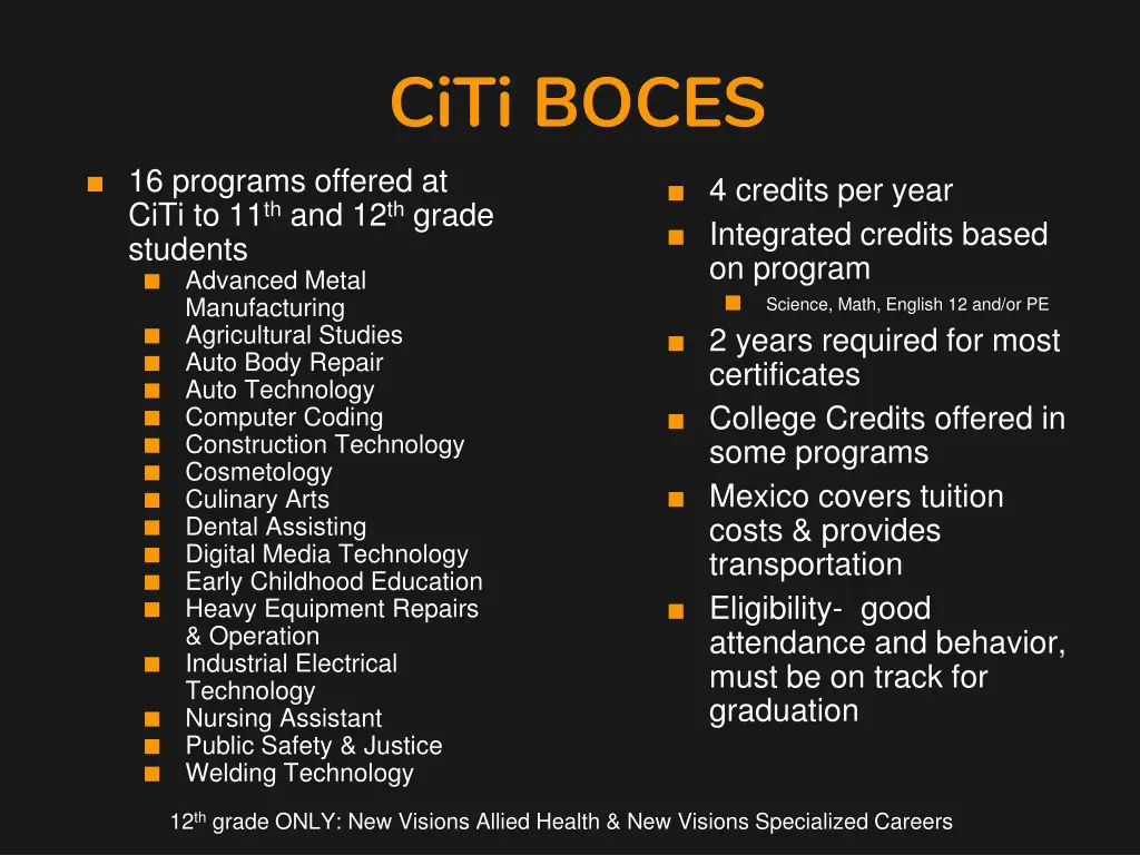 citi boces