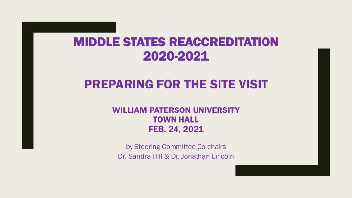 middle states reaccreditation middle states