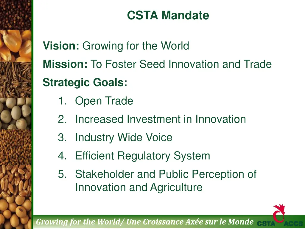 csta mandate