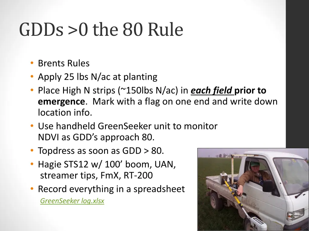 gdds 0 the 80 rule