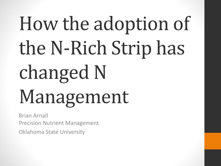 how the adoption of the n rich strip has changed