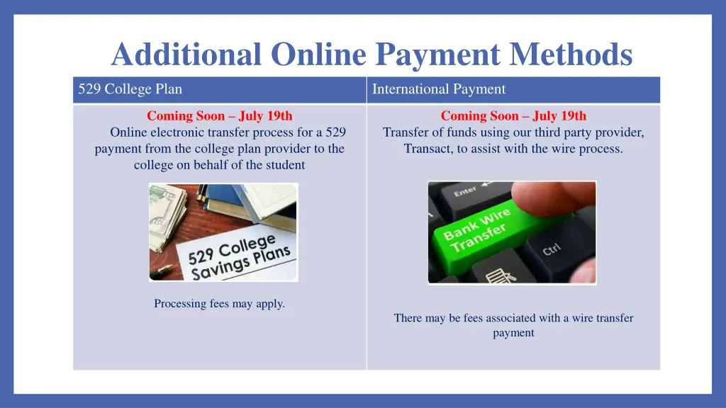 additional online payment methods